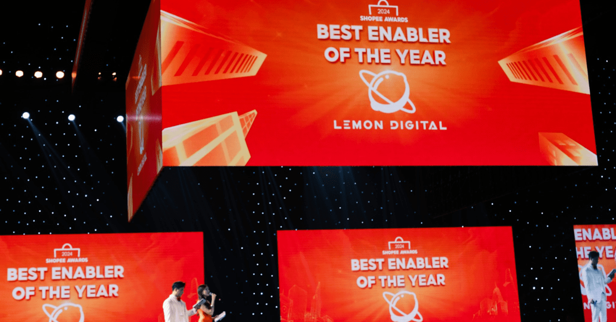 Lemon Digital được Shopee vinh danh - khẳng định vị thế đối tác tin cậy