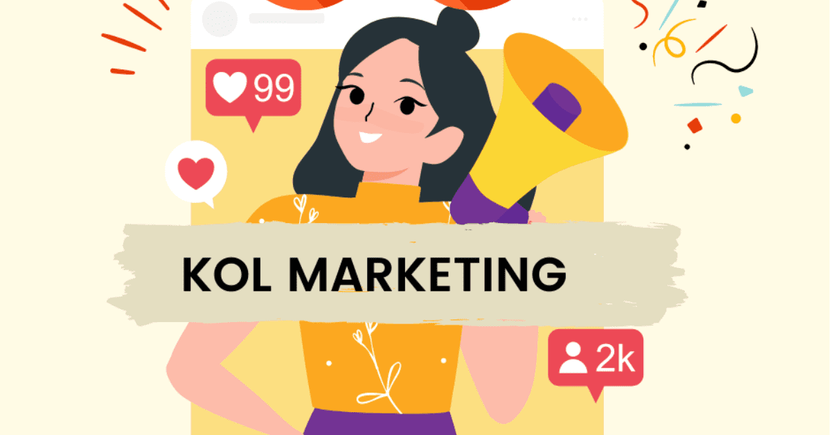 quá trình KOL hoặc Influencer hợp tác với các thương hiệu để quảng bá sản phẩm/dịch vụ thông qua các nền tảng mạng xã hội như TikTok, Instagram, YouTube,...