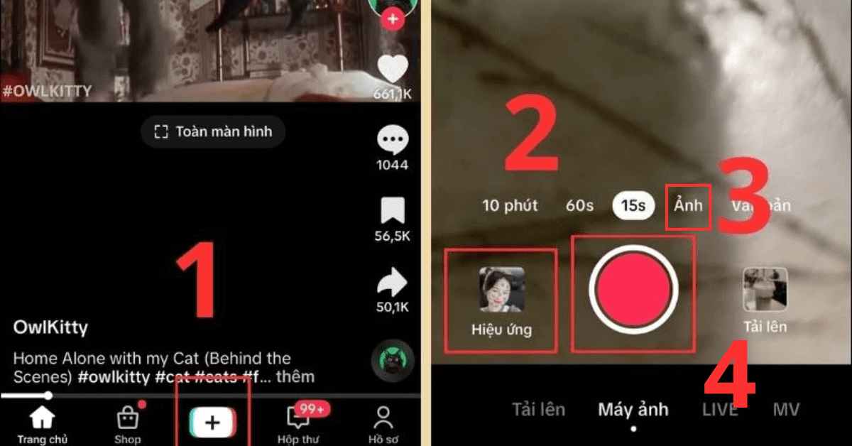 Cách chụp ảnh trên TikTok siêu đơn giản
