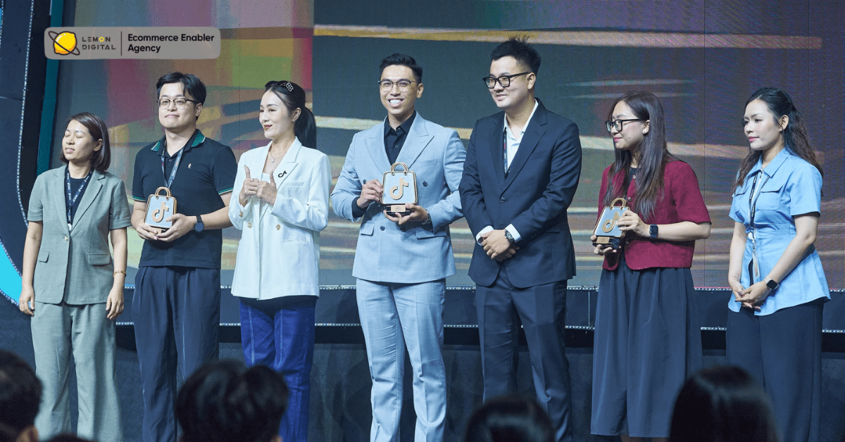 Phát Nguyễn – Co‑Founder của Lemon Digital lên nhận giải TikTok Shop Partner of the Year