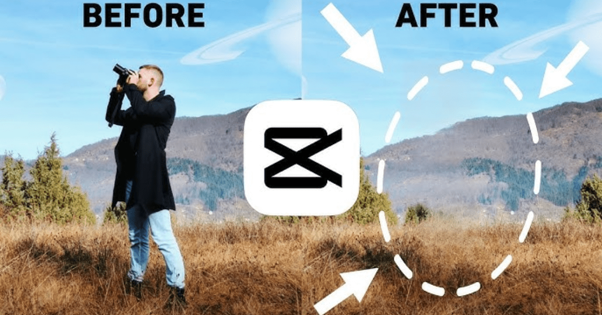 Dùng app như Capcut chỉnh sửa để xóa