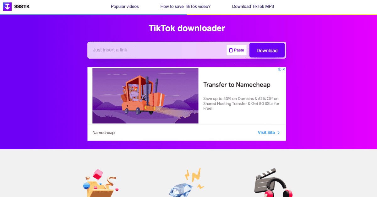 SSSTik.io – không cần ứng dụng