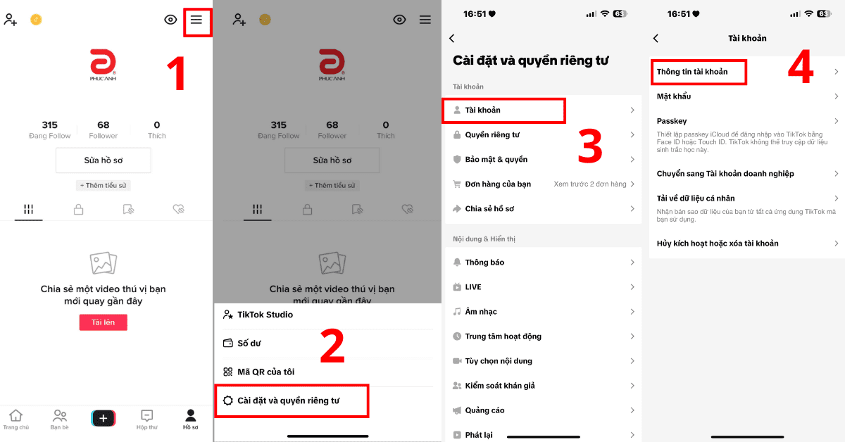 Chi tiết cách xem thông tin ngày tháng năm sinh trên TikTok