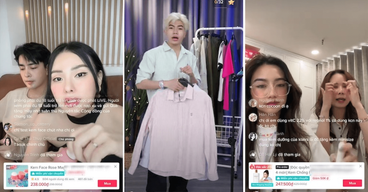 Live GMV Max tiếp cận khách hàng trực tiếp trên phiên live đưa khách hàng đến quyết định nhanh hơn