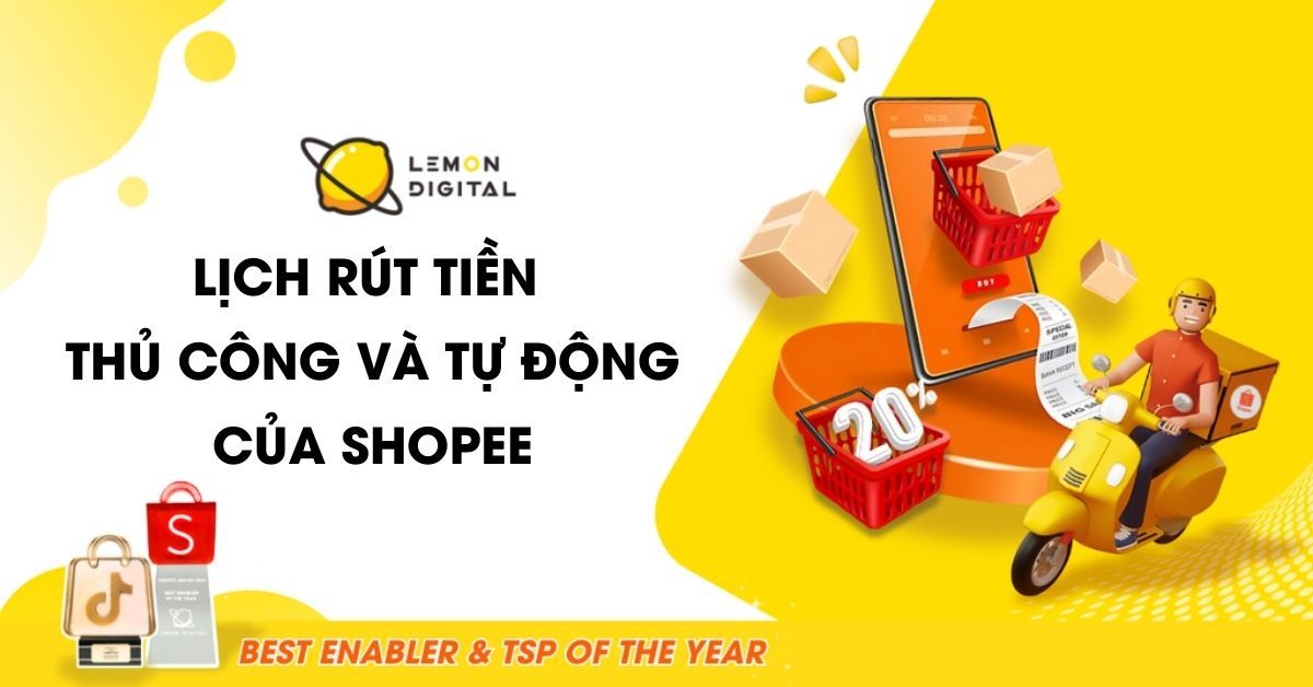 lịch rút tiền shopee