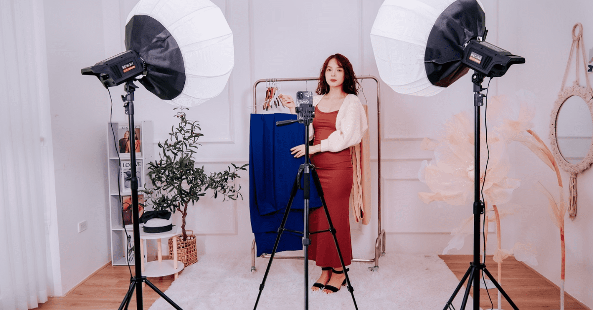 Chuẩn bị thiết bị khi livestream trên Shopee
