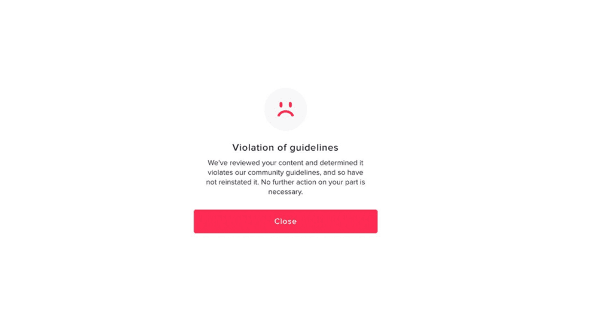 Hạn chế tạm thời và Đình chỉ (khóa tài khoản) TikTok