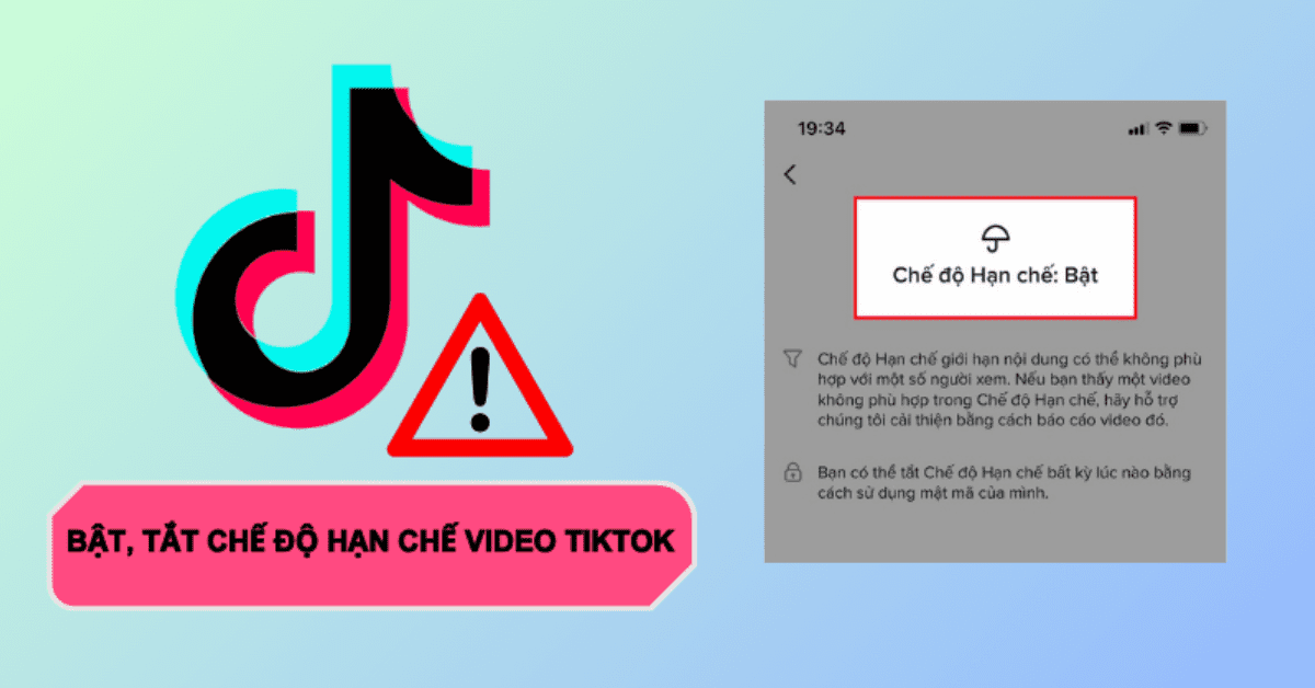 Lầm tưởng phổ biến: Bị hạn chế do Chế độ hạn chế trên TikTok