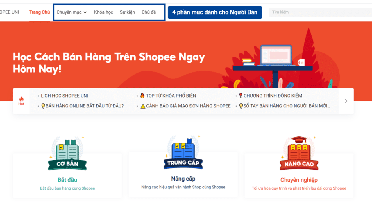 Cập nhật kiến thức theo cấp độ